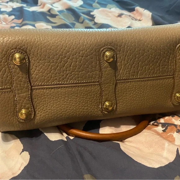 Dooney & Bourke Tan and Brown Satchel - Picture 3 of 5